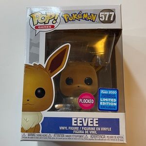 Eevee Flocked Funko Pop